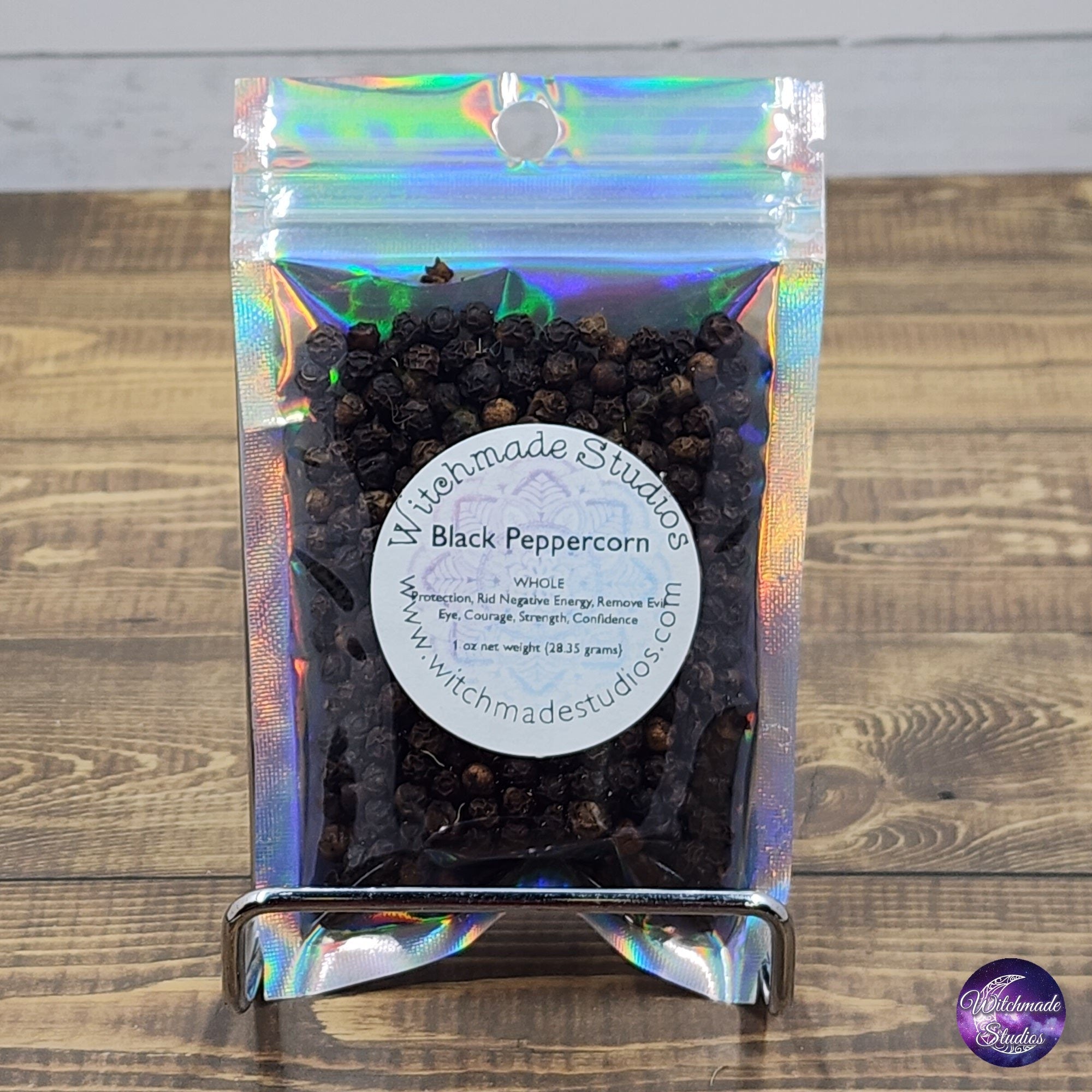 Black Peppercorn, Protection, Rid Negative Energy, Remove Evil Eye, Courage, Strength, Confidence (1 oz)