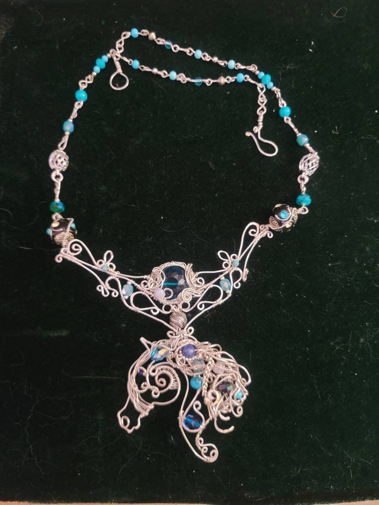 Sterling silver, copper arabian horse necklace,quarter horse pendant, equestrian gifts for trainers, horse gifts for women, unique
