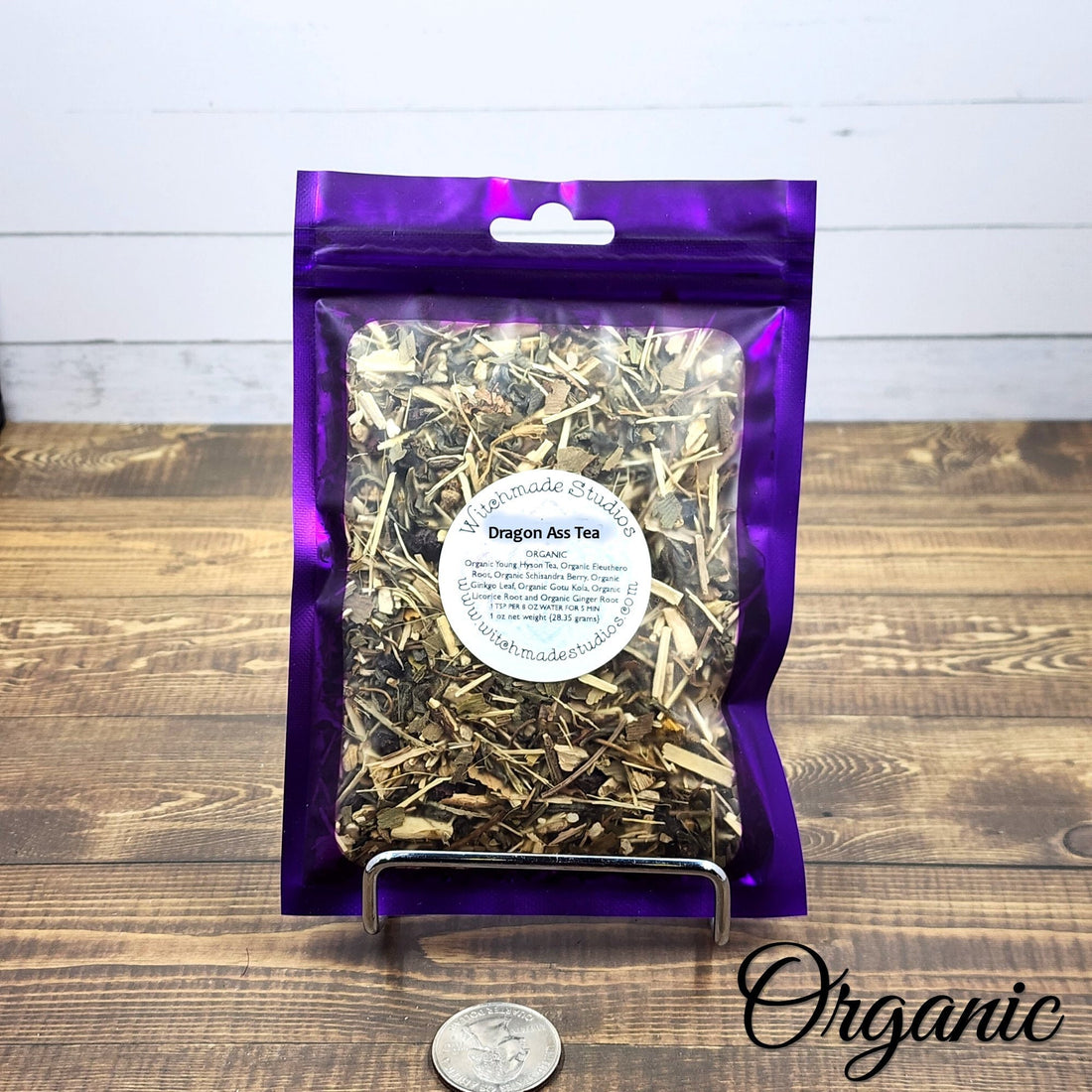 Dragon Ass Tea, Energy Support Tea, Herbal Tea, Artisanal Tea Blends, Organic Tea, Loose Energizing Tea, Organic Loose Tea (1 oz)