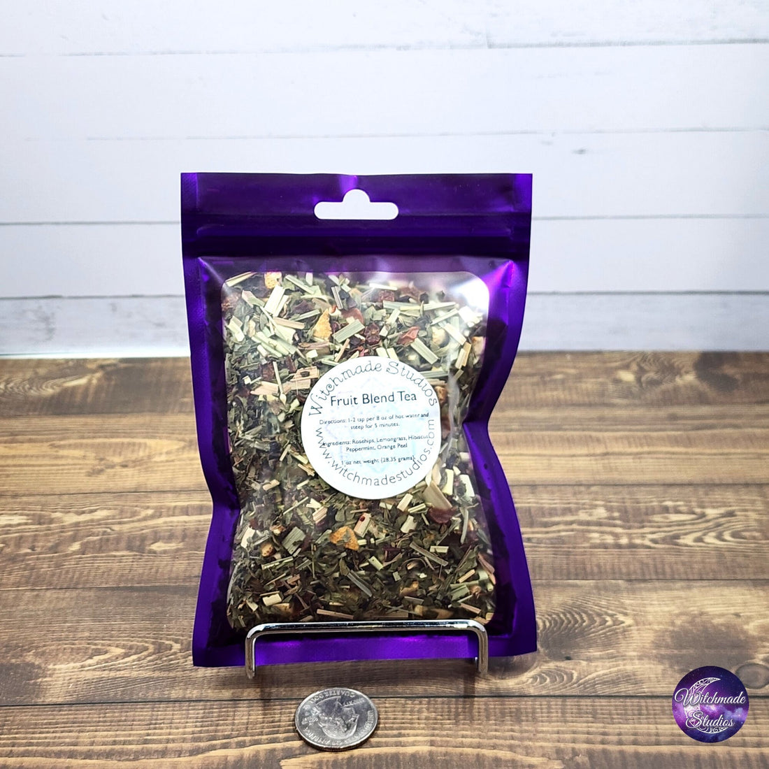 Organic Fruit Blend Herbal Tea, Vitamin C Rich, Artisanal Tea (1 oz)