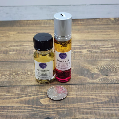 Protection Ritual Oil, Anointing Blend, Metaphysical Herbs