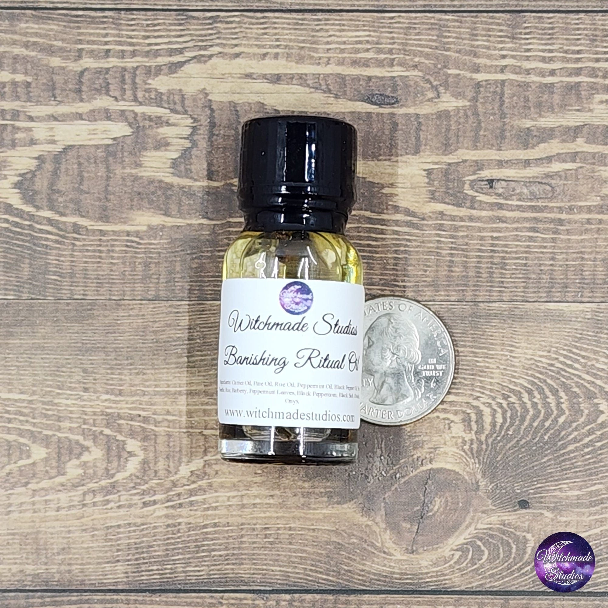 Banishing Ritual Oil, Empowering Herbs, Intention Anointing Oil