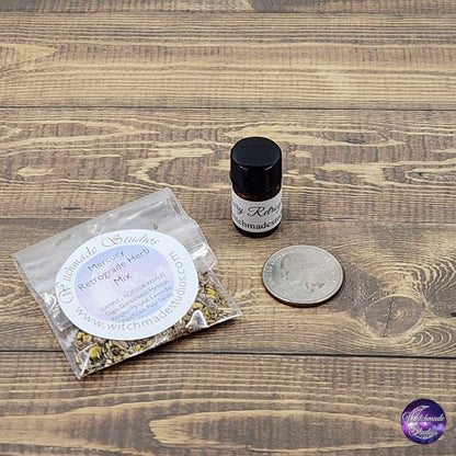 Mercury Retrograde Mini Protection Kit, Hoodoo Oil, Conjure Oil, Protection Oil, Mercury Protection, Retrograde Protection, Communication