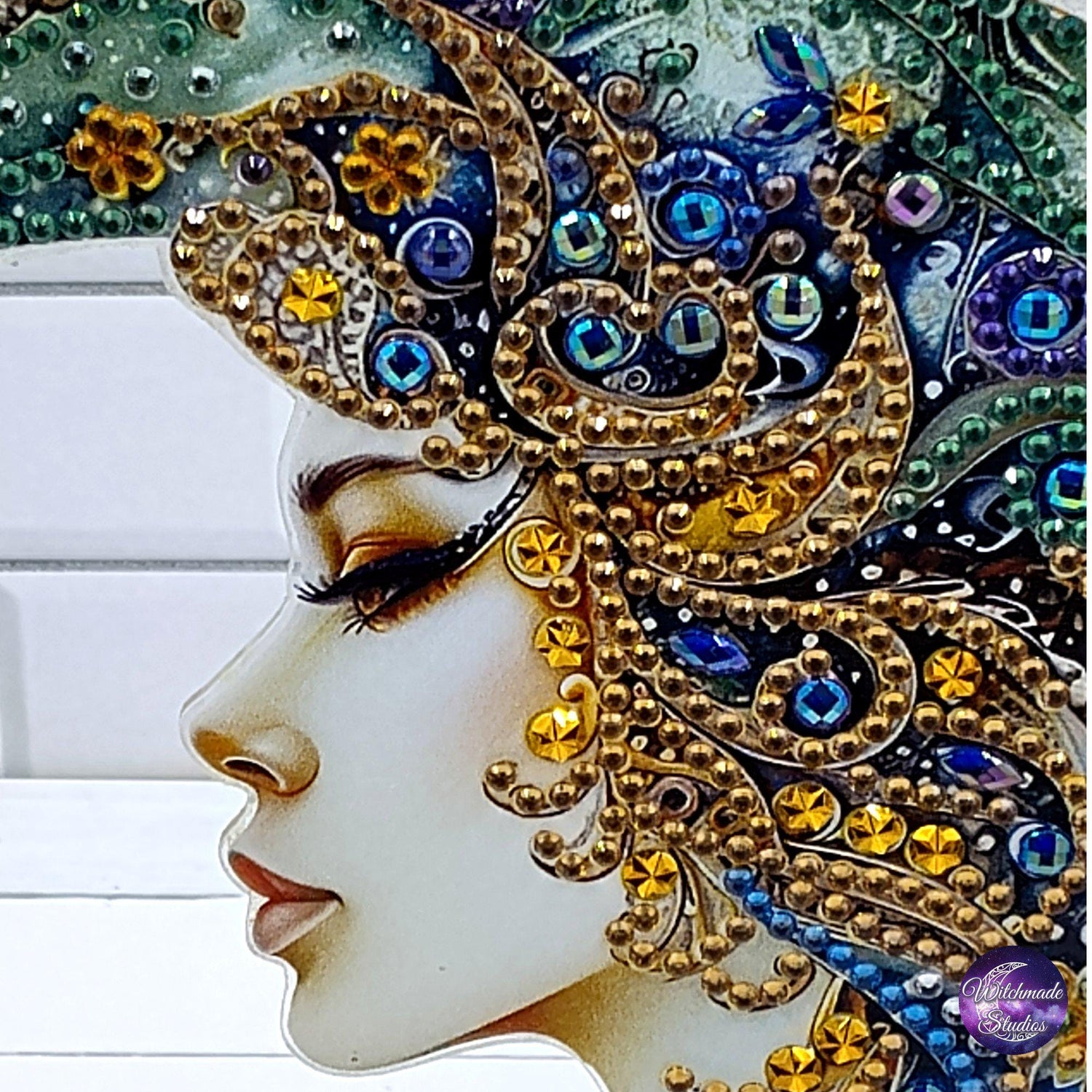 Moon Lady Table Decor, Acrylic Crystal Ornament, Metaphysical Gift