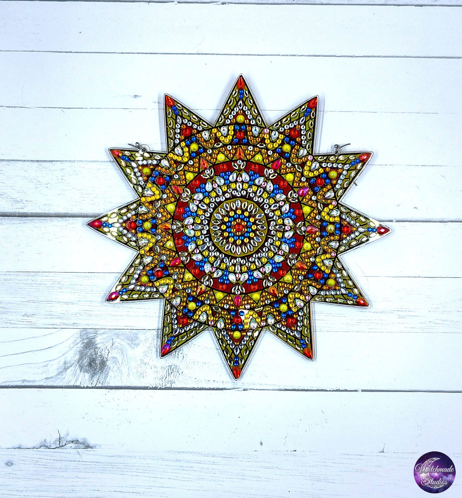 Sun and Moon Table Decor, Blinged Crystal Accent