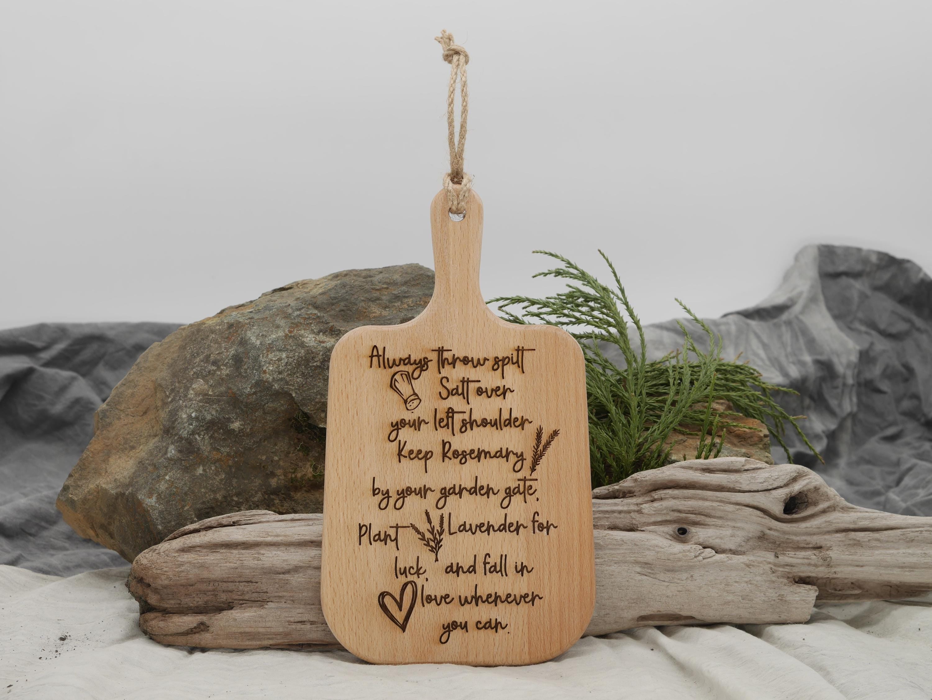 Practical Magic Cutting Board: Witch Kitchen Decor, Pagan Gift