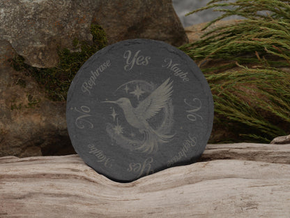 Hummingbird Mini Pendulum Board / Tray / Coaster - 4 Inches - Altar Piece