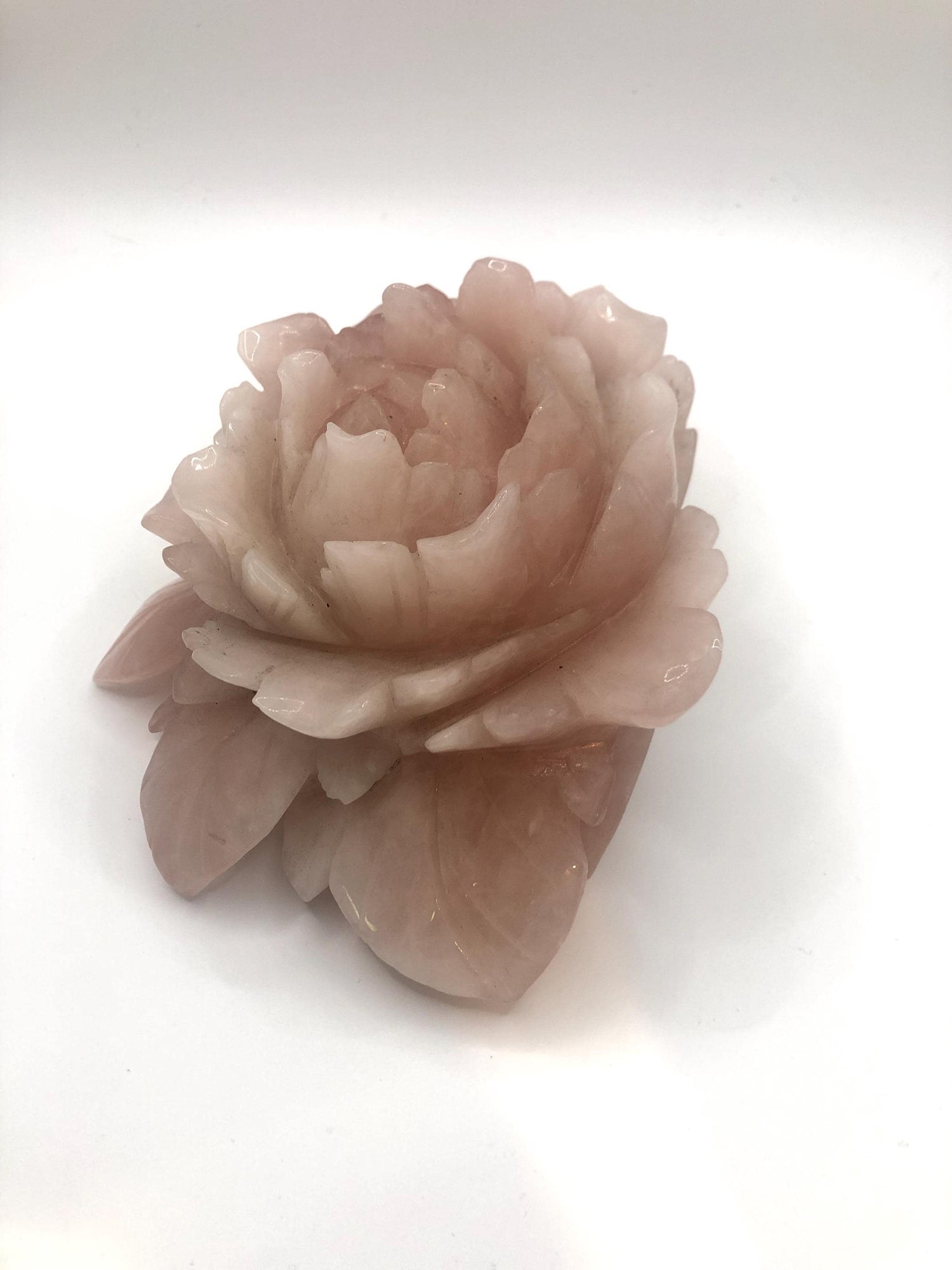 RARE Rose Quartz XL Flower