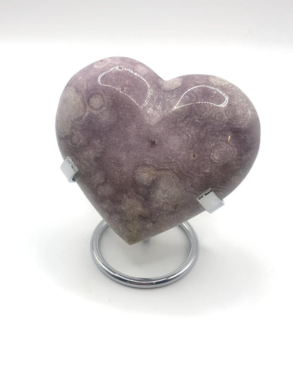 Pink Amethyst Crystal: Tower, Sphere, Heart, Moon, Freeform