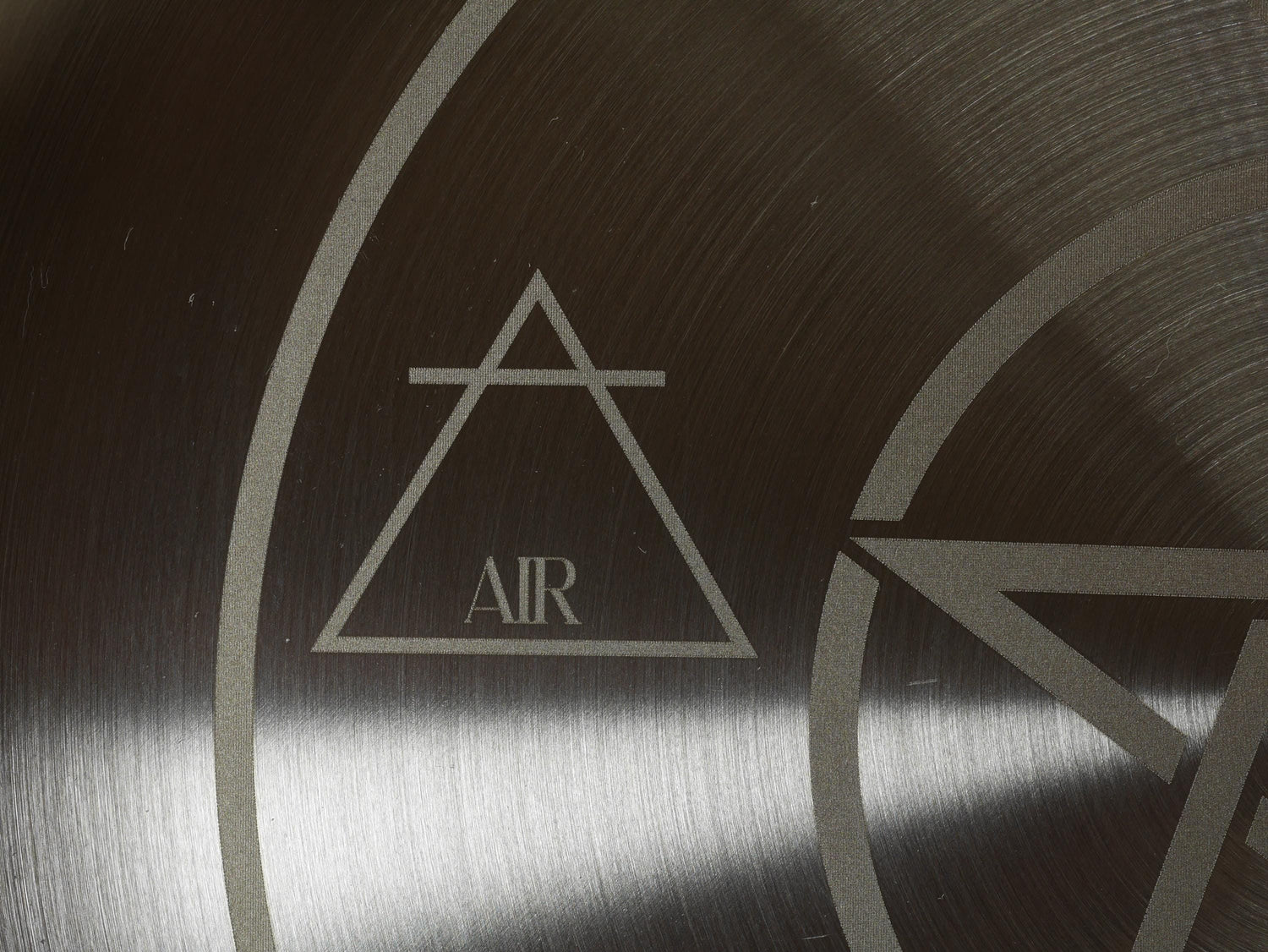 Engraved Stainless Steel Altar Tray: Elemental Pentacle Offering Plate (8 Inches)