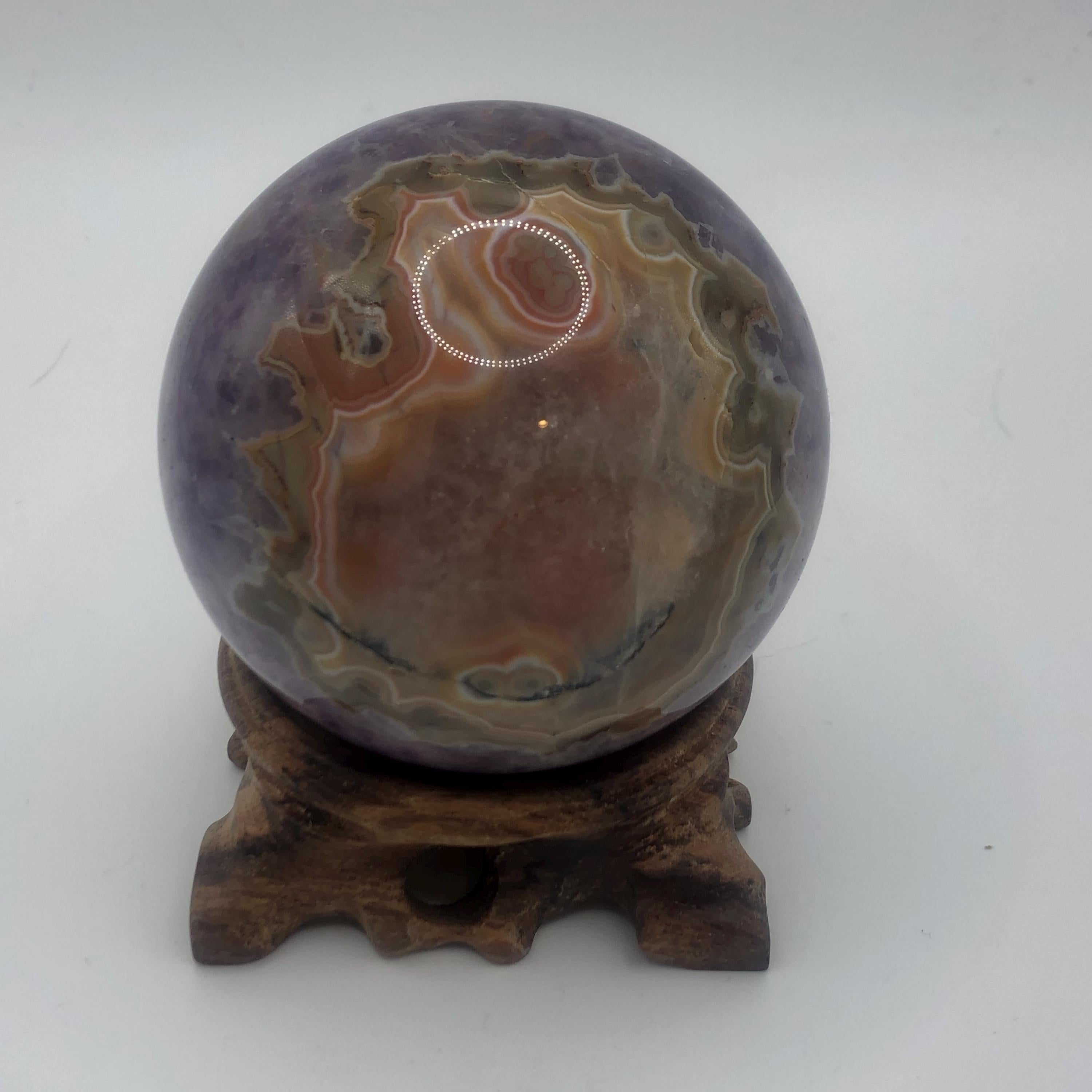 Amethyst Lace Sphere