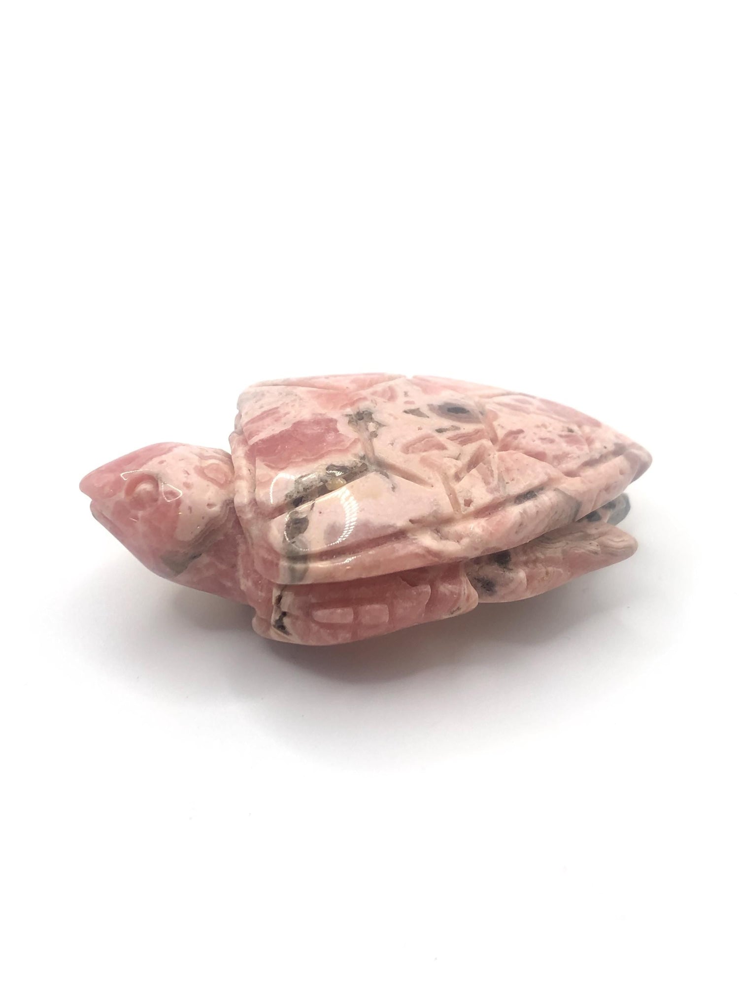 Rhodochrosite Carvings: Crystal Octopus, Turtle, Skull &amp; More