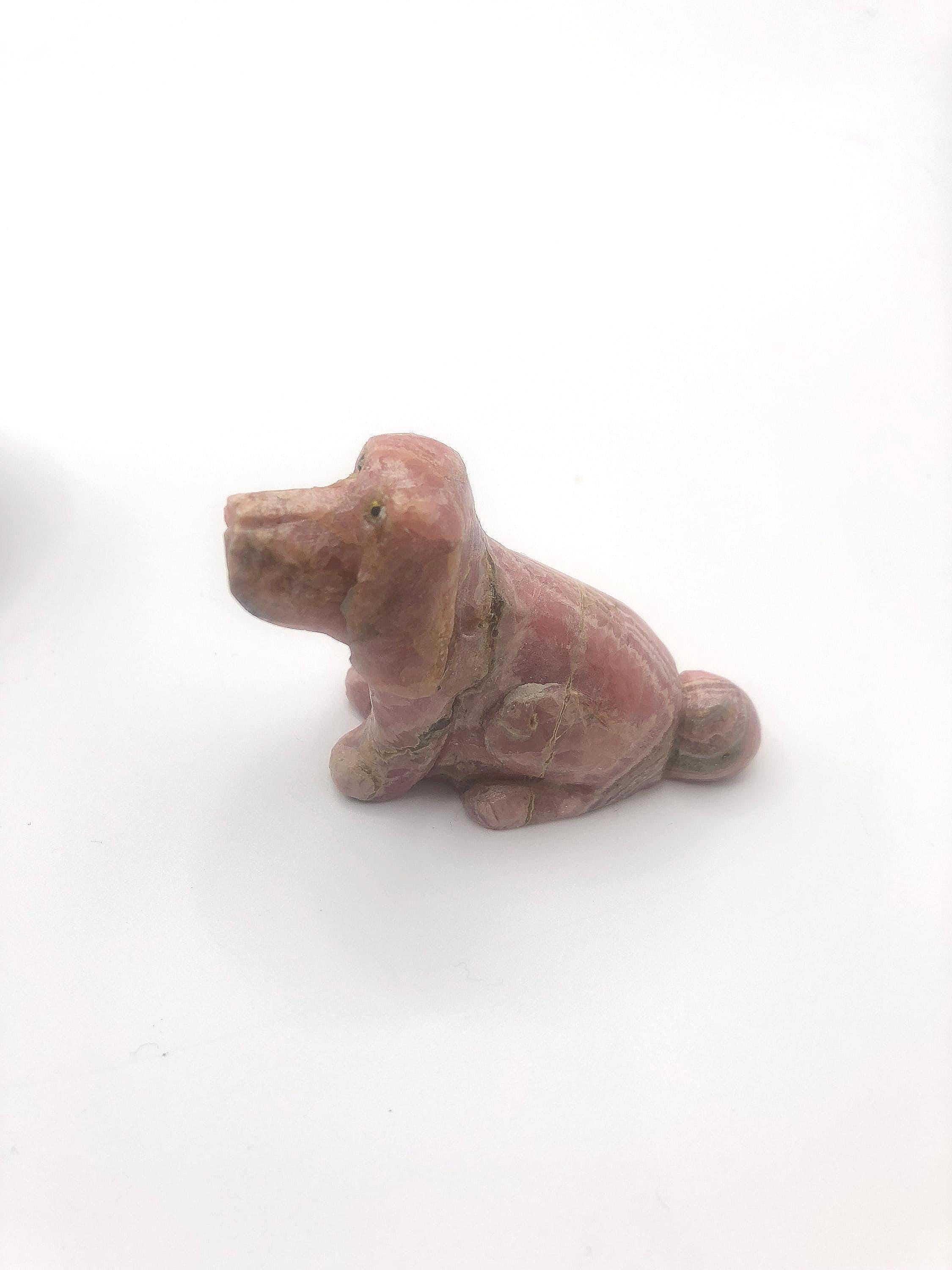Rhodochrosite Carvings: Crystal Octopus, Turtle, Skull &amp; More