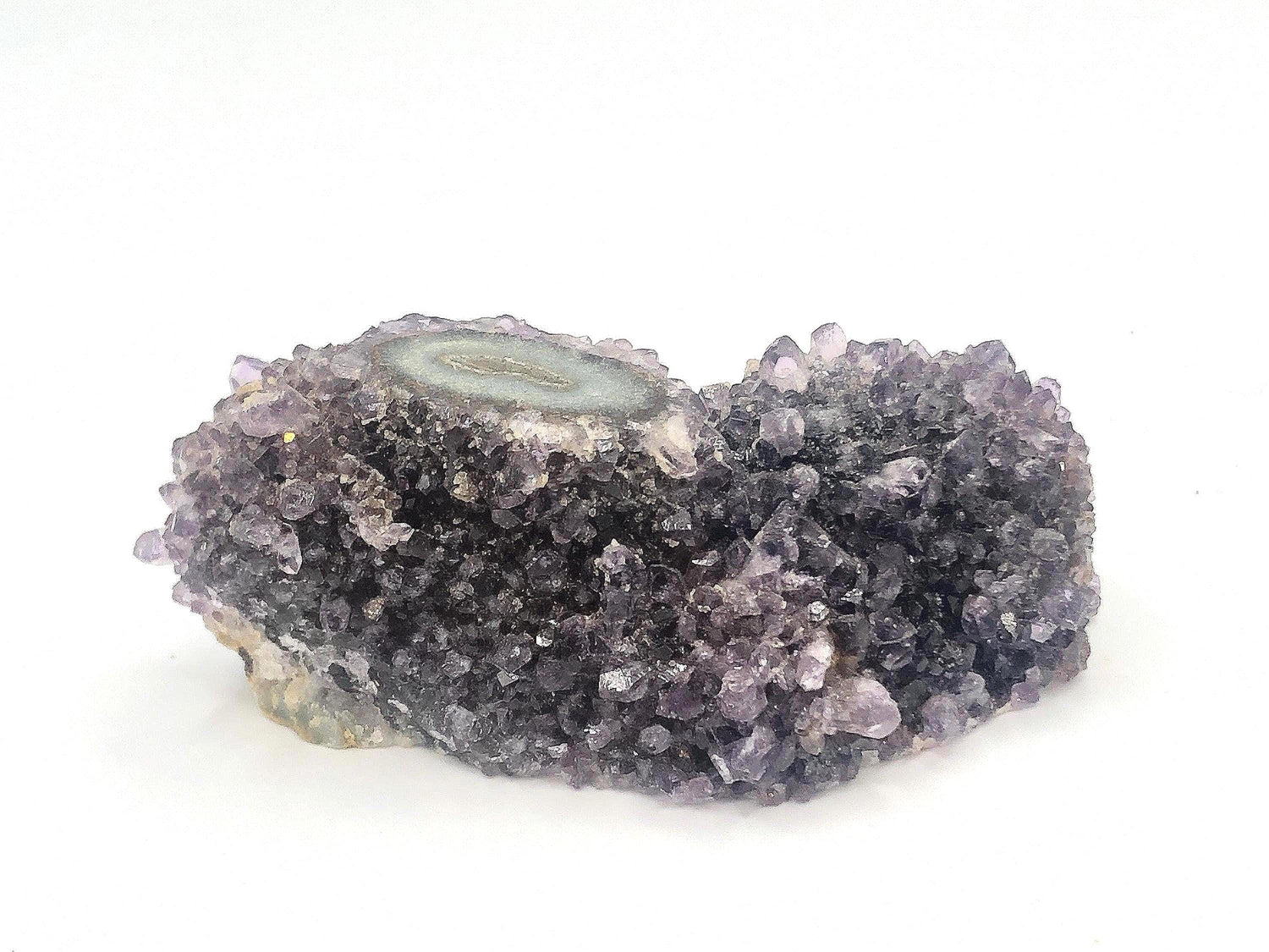 Amethyst Stalactite on Deep Purple Amethyst Matrix