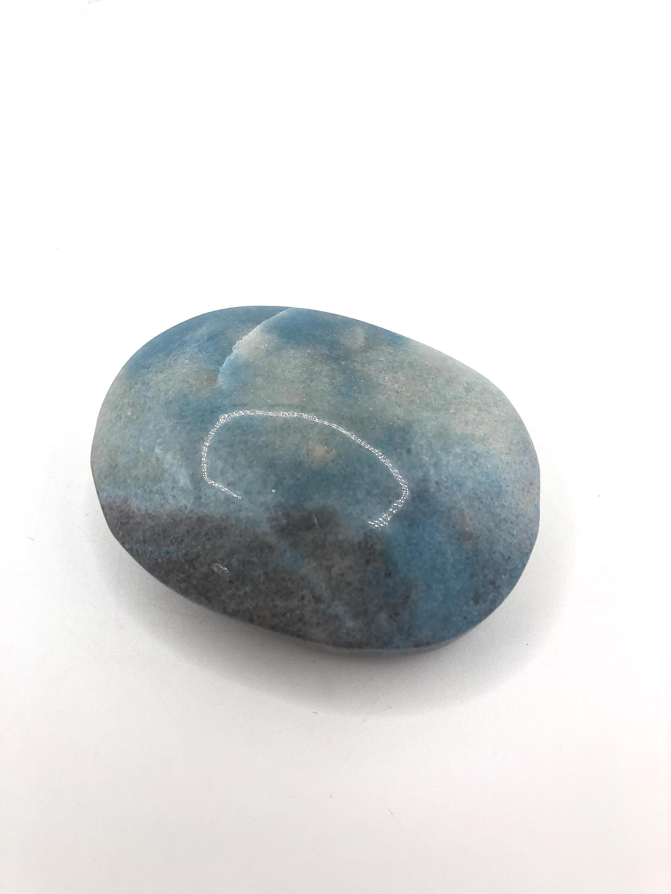 Trolleite Carvings: Ocean Scene, Bracelet, Palm Stone