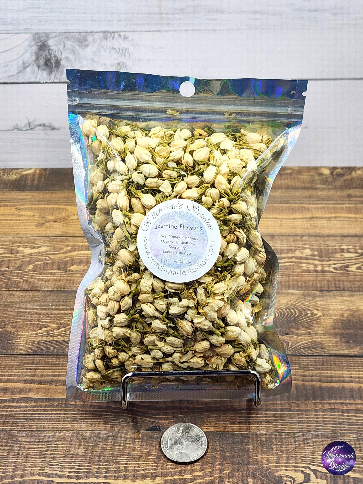 Jasmine Flowers, Love, Dreams, Divination, Sensuality, Luxury, Kindness (1 oz)