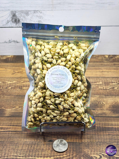 Jasmine Flowers, Love, Dreams, Divination, Sensuality, Luxury, Kindness (1 oz)