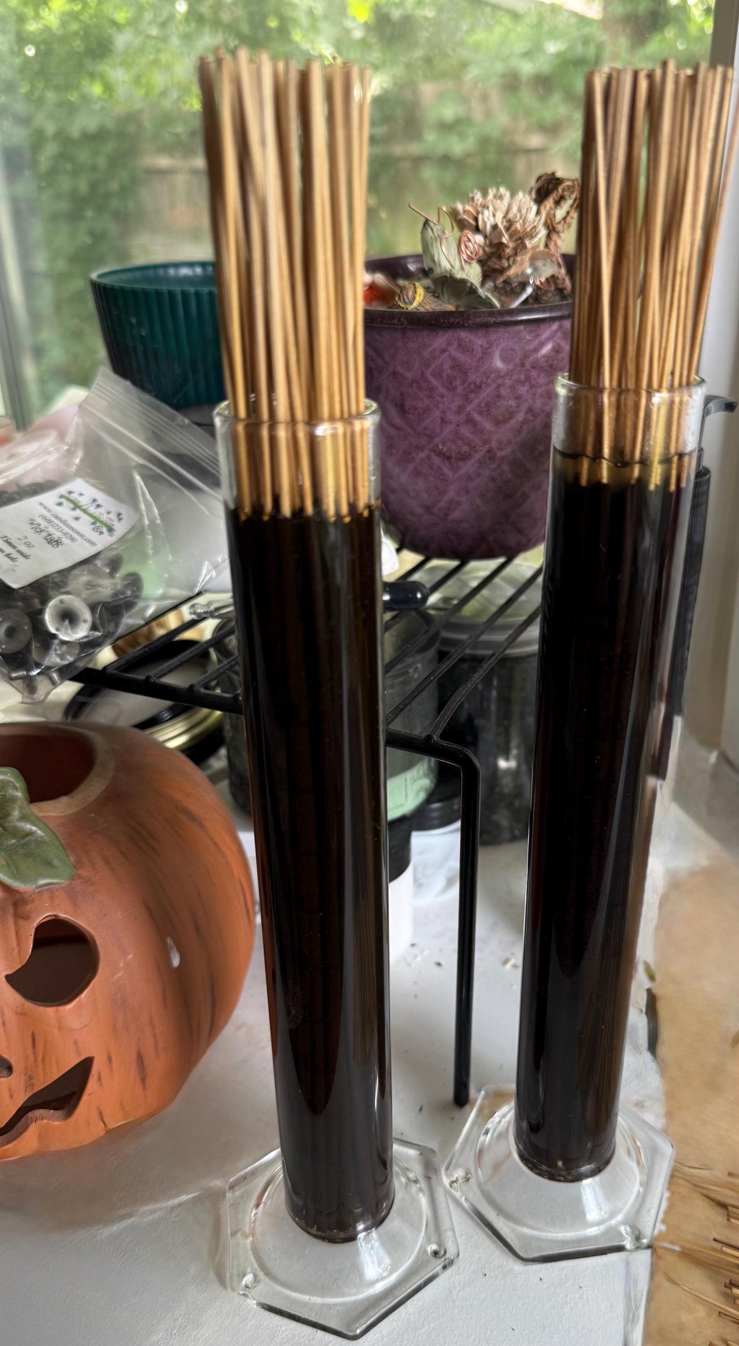 Bakery and Cafe Incense Sticks: Hand Dipped Phtalate Free Joss Bamboo.