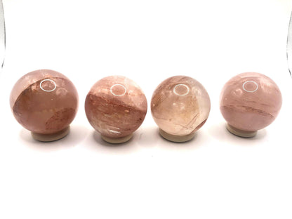 Rose/Fire Quartz Sphere