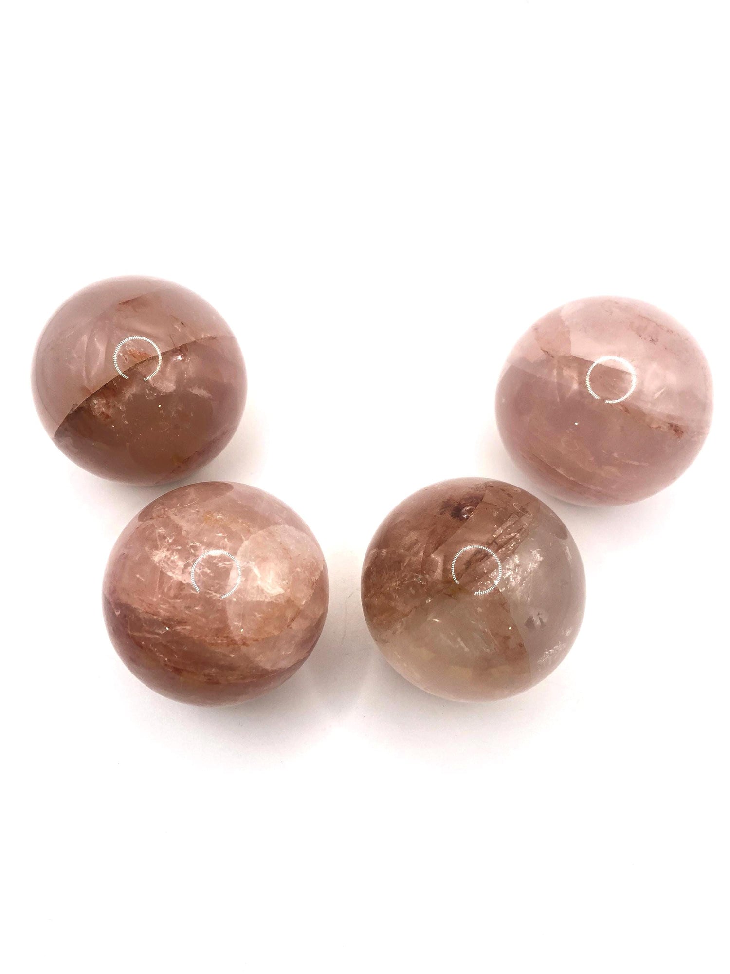 Rose/Fire Quartz Sphere