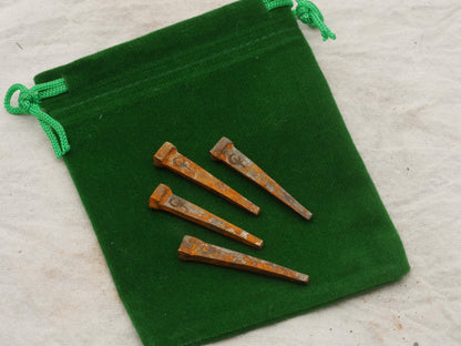 Rusty Coffin Nails Engraved With Lilith&amp;