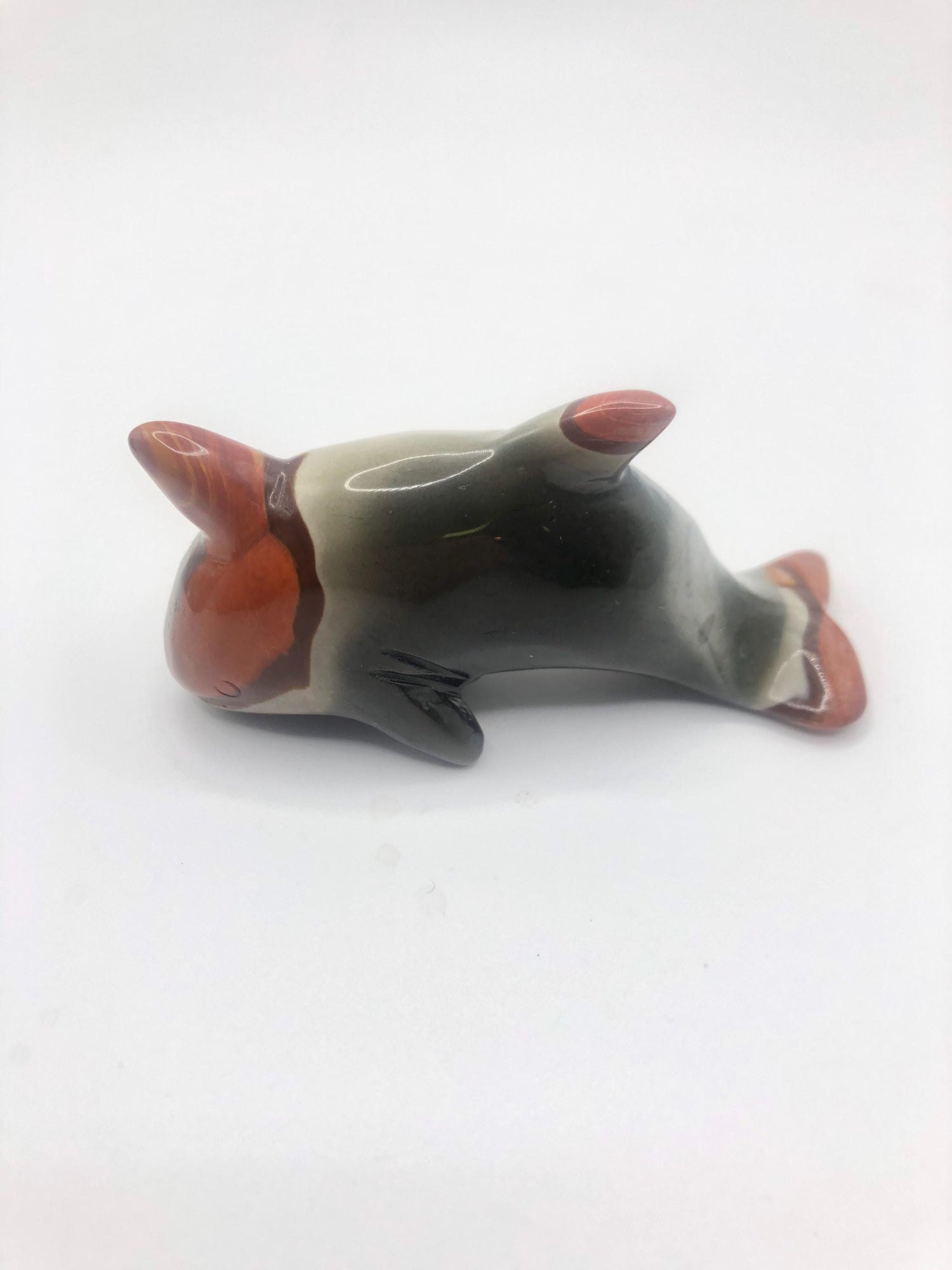 Polychrome Jasper Stone: Flat Stone, Egg &amp; Narwhal