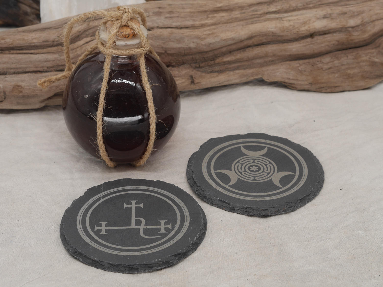 Altar Set: Slate Hecate and Lilith Seals set of 2 (bundled to save)