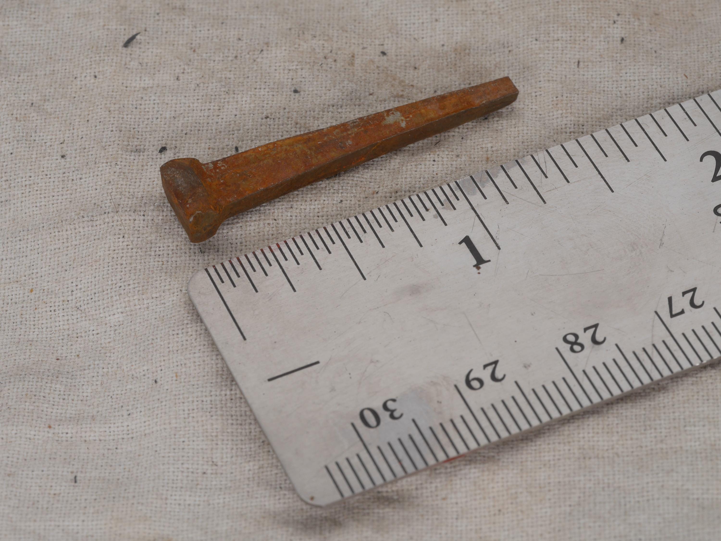 Set of 9 rusty Coffin Nails for Spell Work (1 1/2&amp;quot; mini nails) | Hex | Banishment | Curse