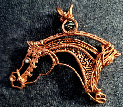 Horse necklace jewelry, horse lover gift,arabian morgan horse, teen girl gift, trendy horse necklace, boho jewelry, copper sterling silver