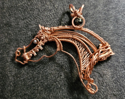 Horse necklace jewelry, horse lover gift,arabian morgan horse, teen girl gift, trendy horse necklace, boho jewelry, copper sterling silver