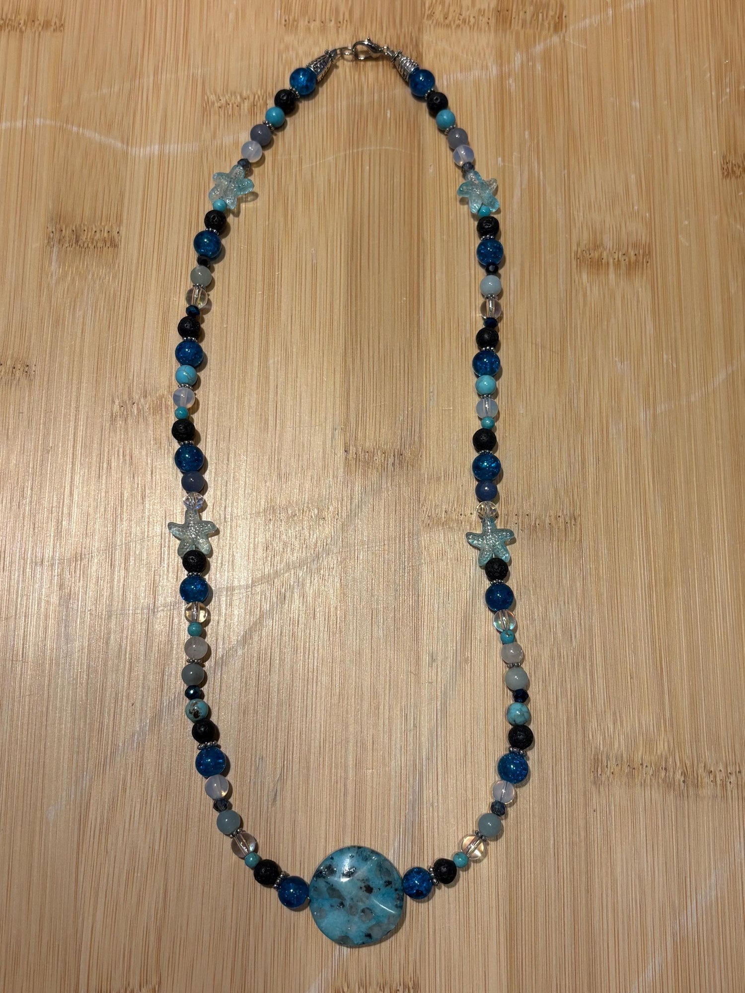 Water Ways - Handmade Beaded Necklace