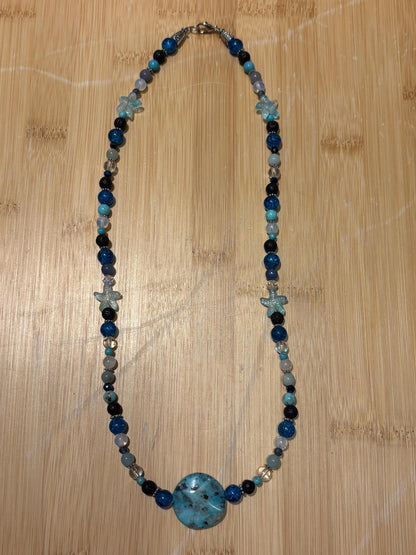 Water Ways - Handmade Beaded Necklace