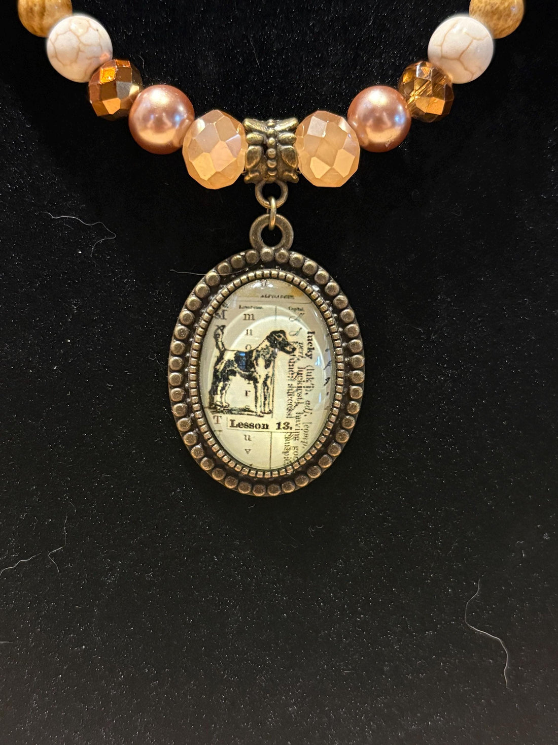Archivist’s Charm - Handmade Beaded Necklace