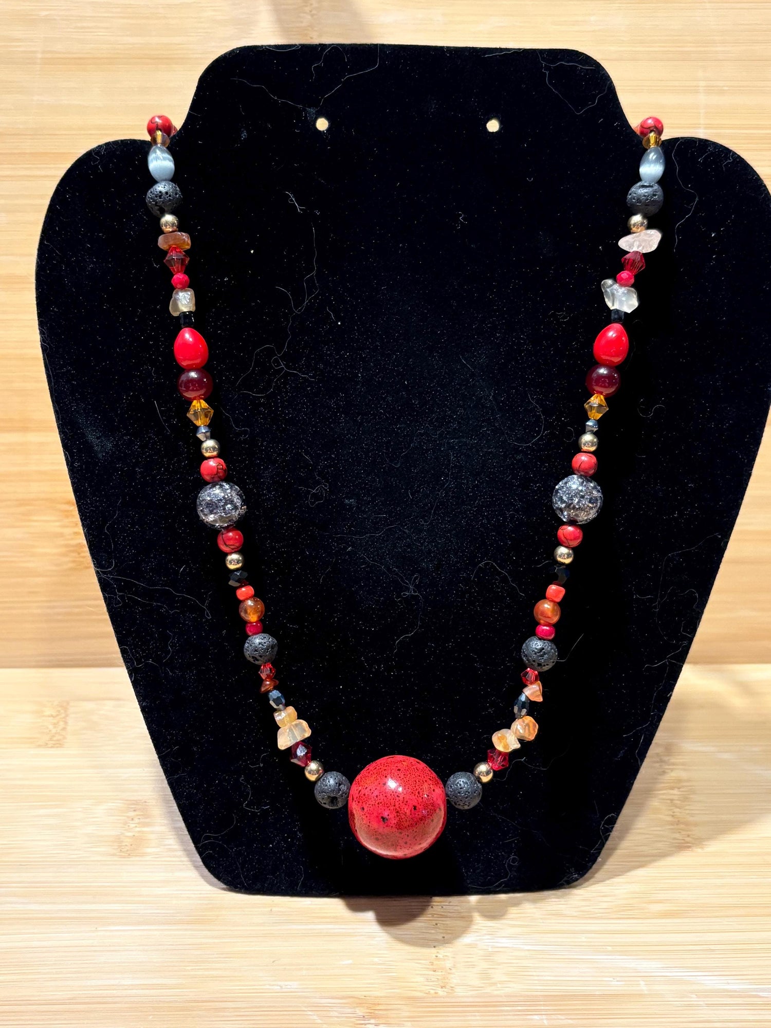 Thru Dragon’s Fire - Handmade Beaded Jewelry Set