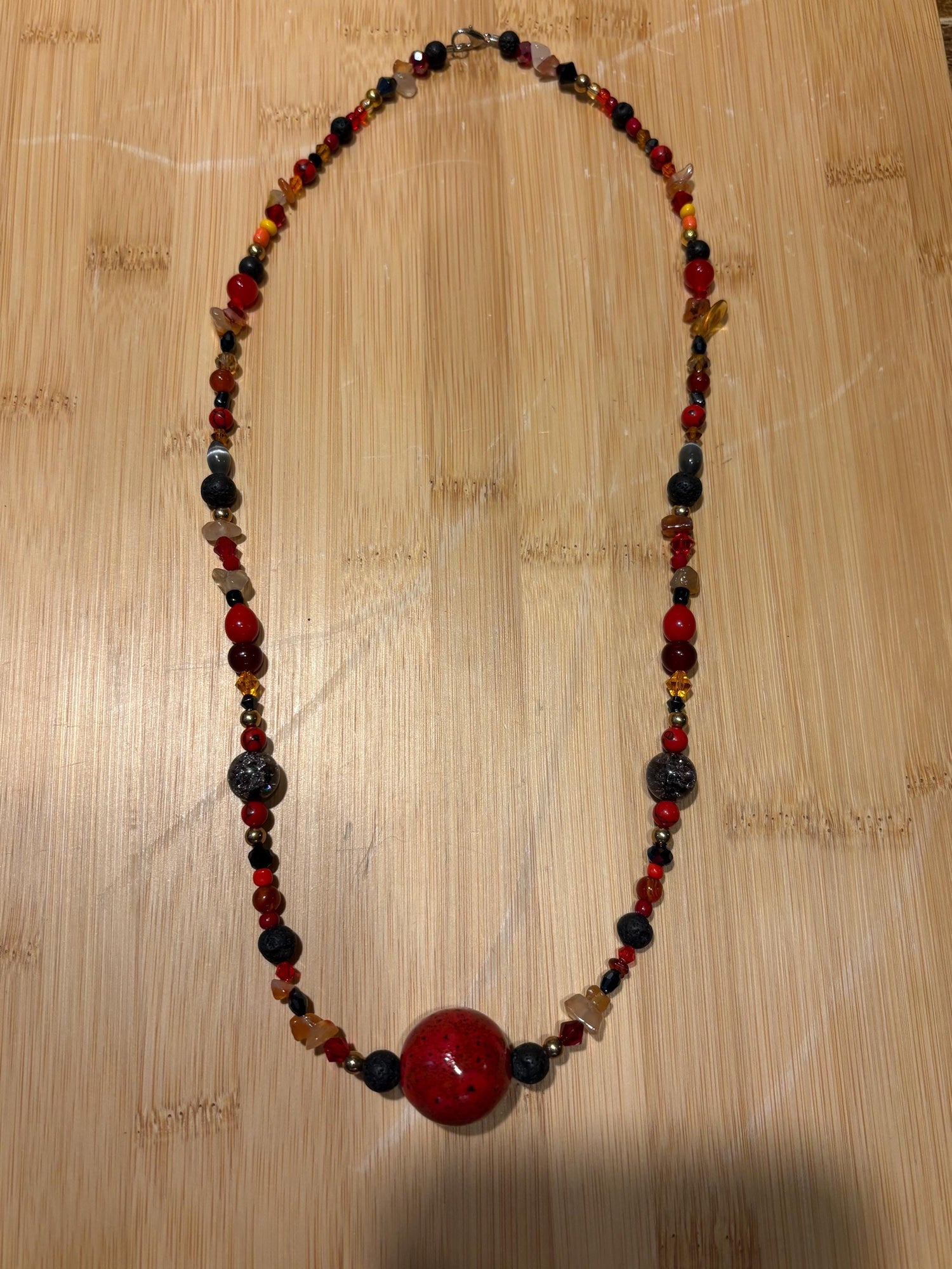 Thru Dragon’s Fire - Handmade Beaded Jewelry Set