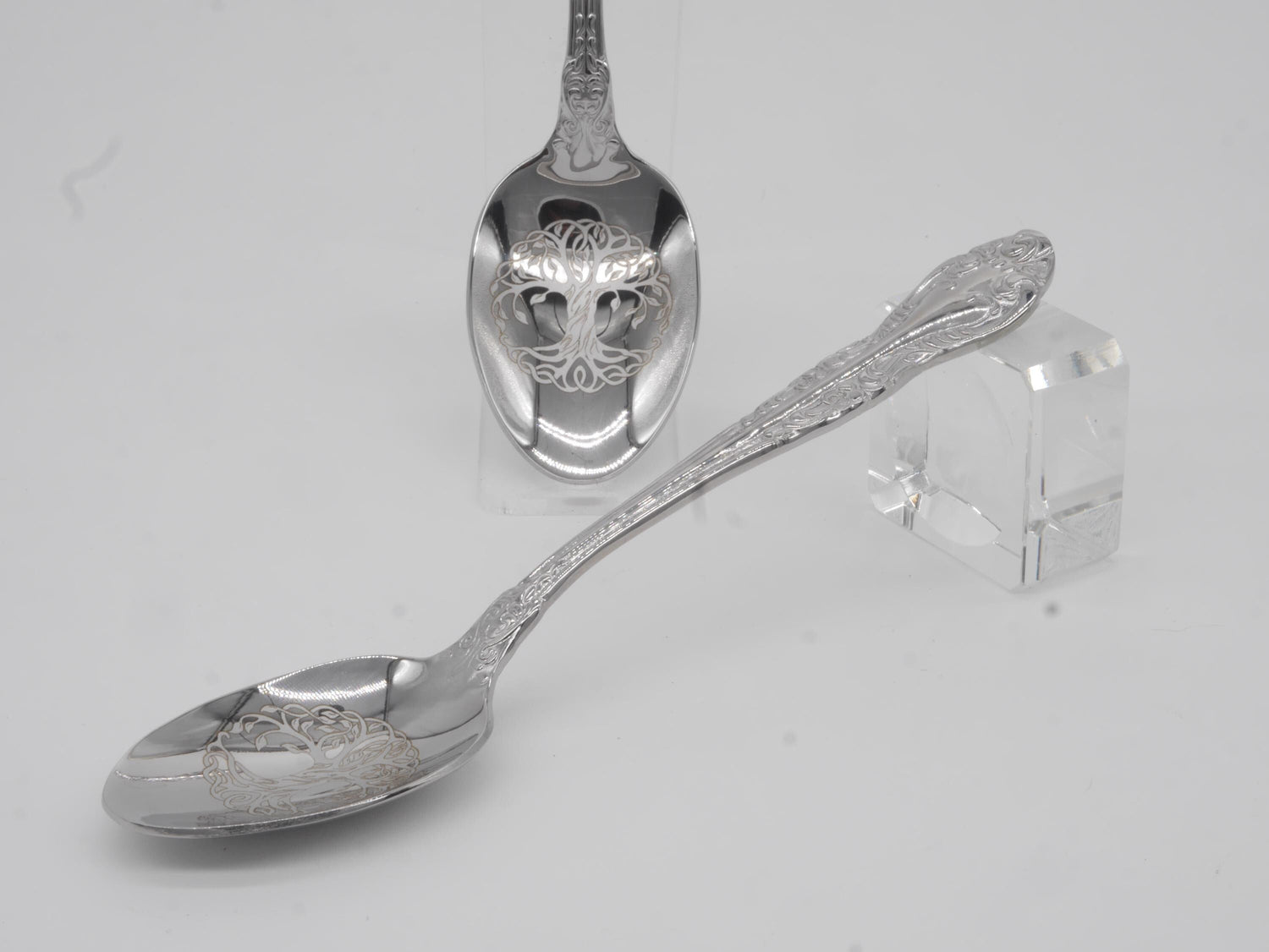 Tree of Life Witches | Pagan Teaspoon For Stirring In Intent - Engraved Stainless Steel