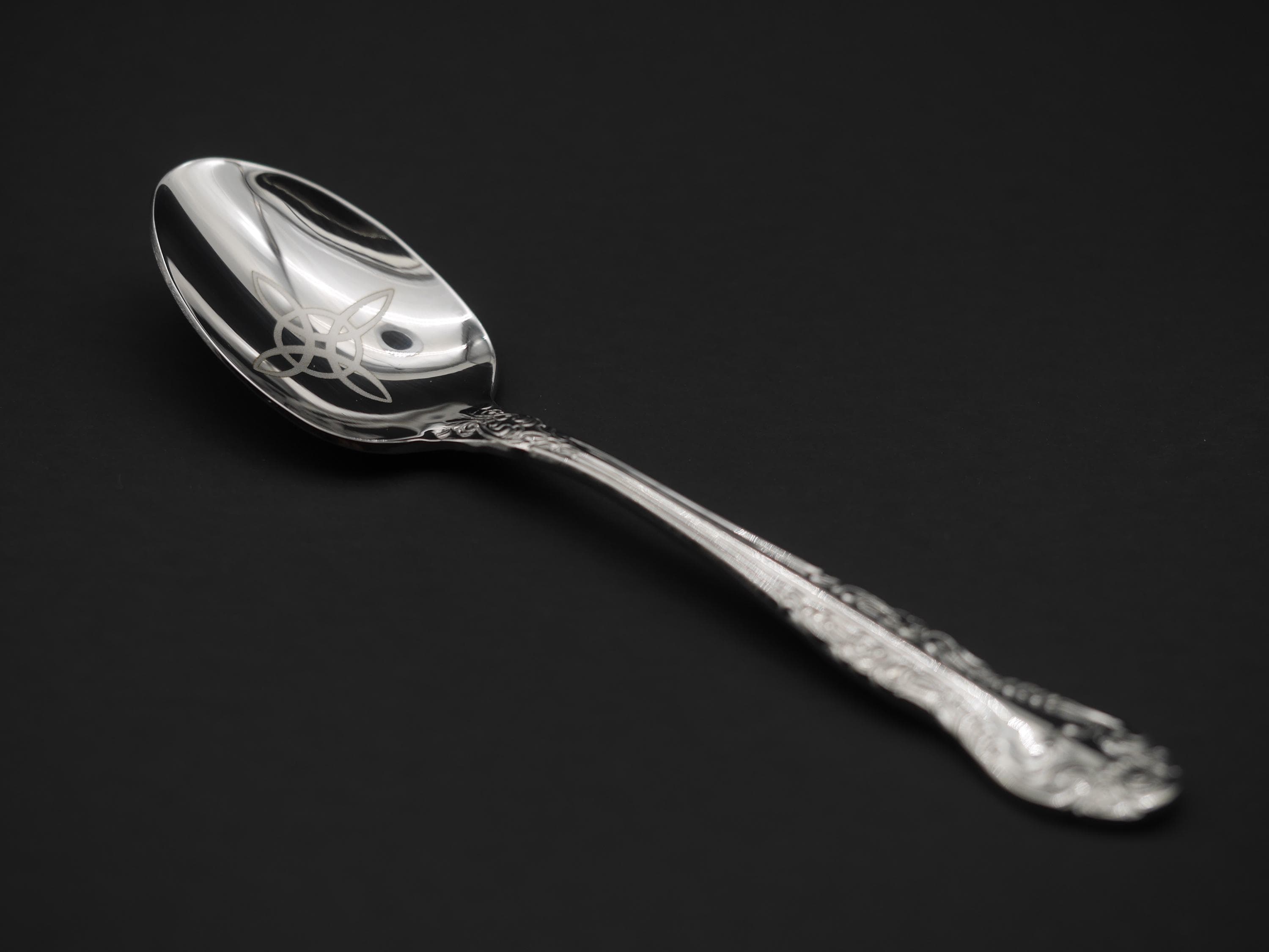 Witches Knot Witches Teaspoon For Stirring In Intent - Engraved Stainless Steel