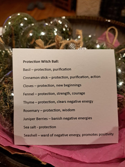 Herbal Witch Ball: Home Protection Amulet
