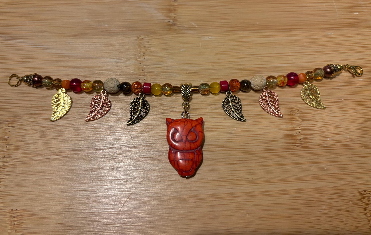 Emberfeather - Handmade Beaded Charm Bracelet