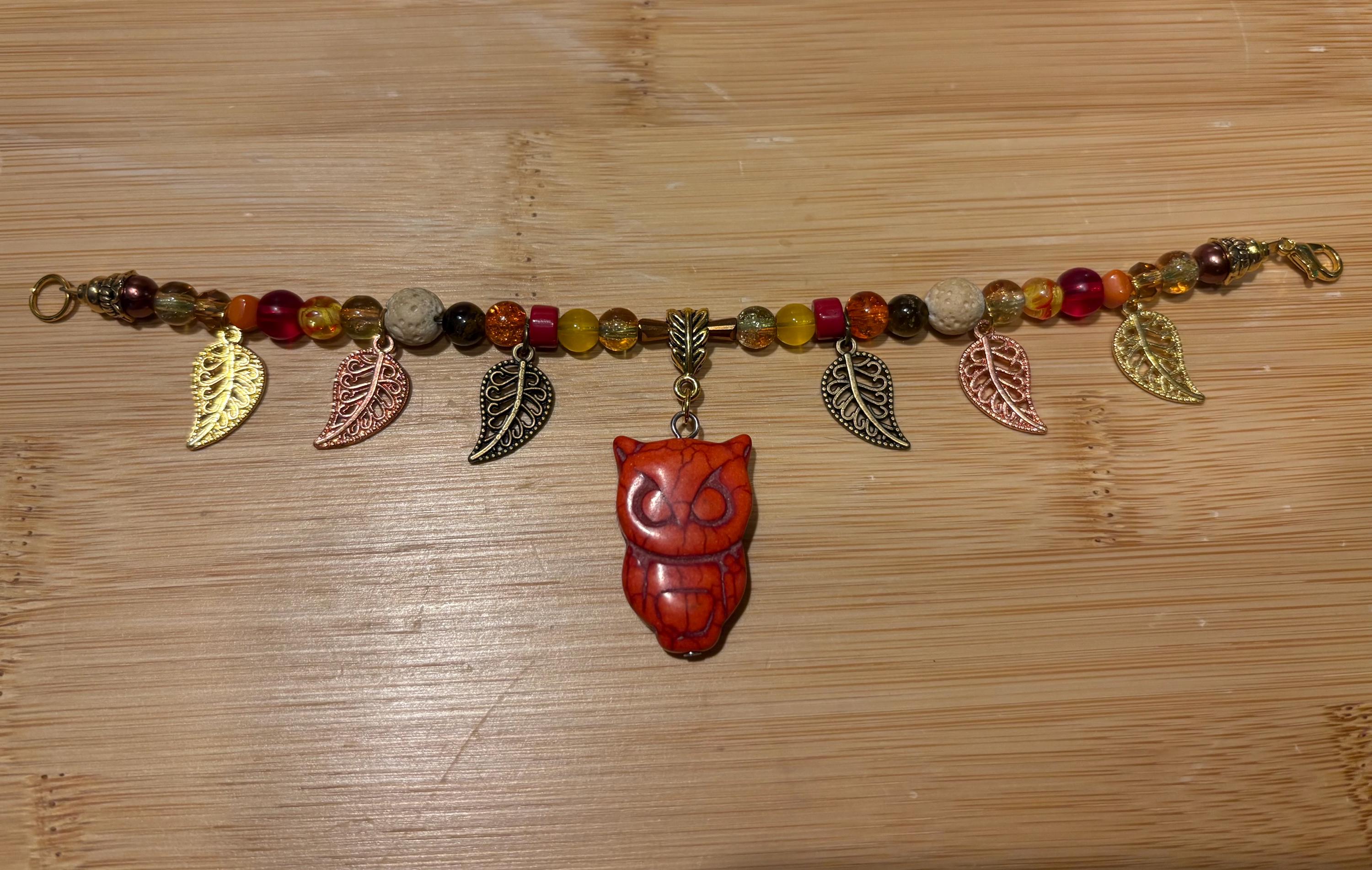 Emberfeather - Handmade Beaded Charm Bracelet