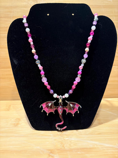 Dragon of Venus - Handmade Beaded Necklace