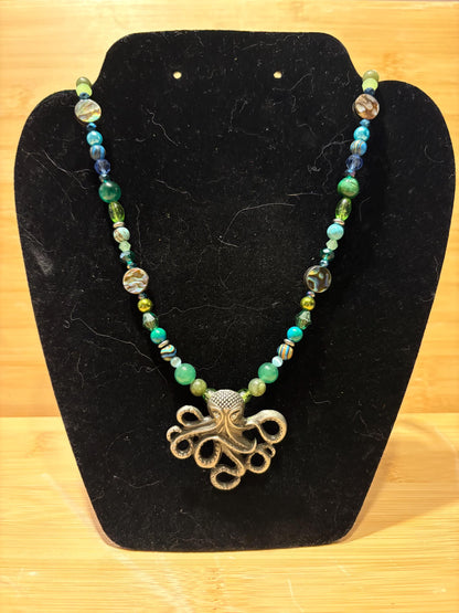 Cthulhu’s Call - Handmade Beaded Necklace