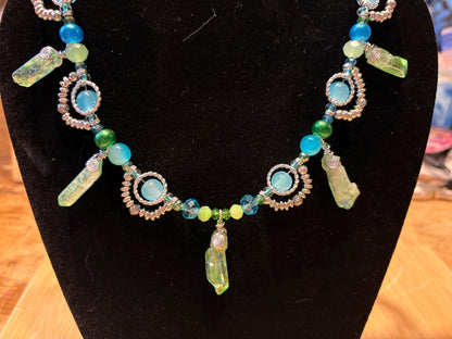 Land &amp; Sea - Handmade Beaded Necklace