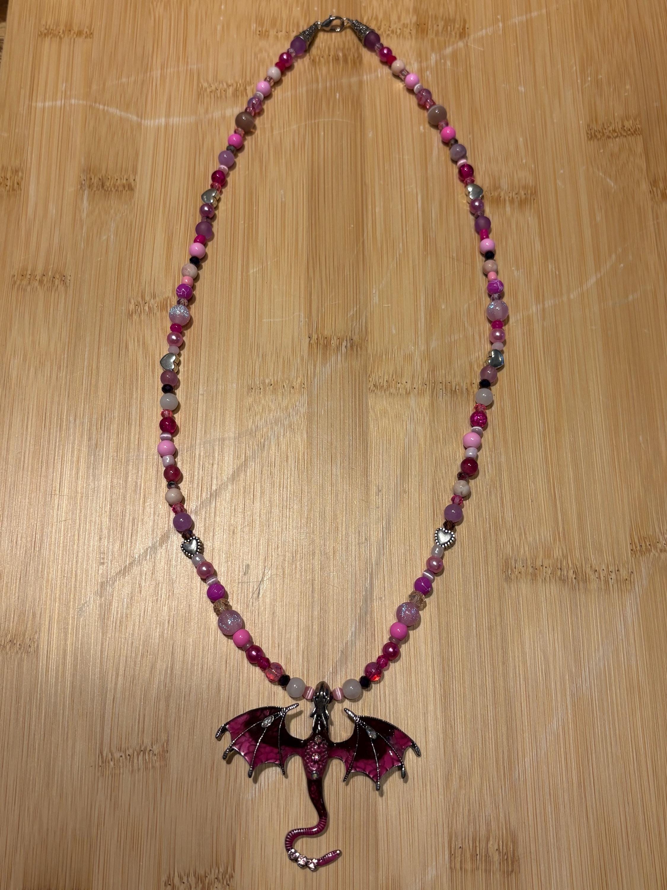 Dragon of Venus - Handmade Beaded Necklace