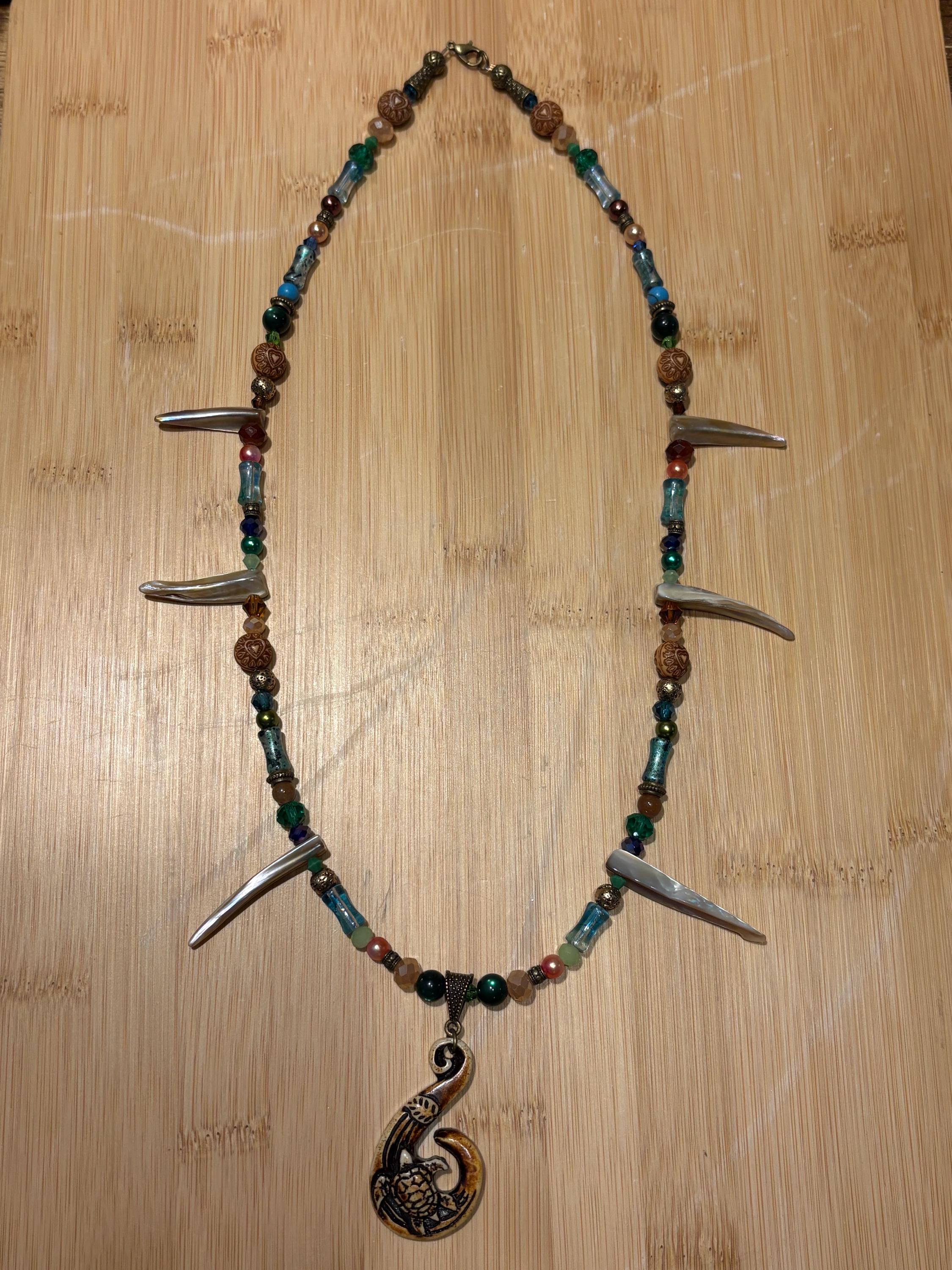 Boat Snack! - Handmade Beaded Necklace
