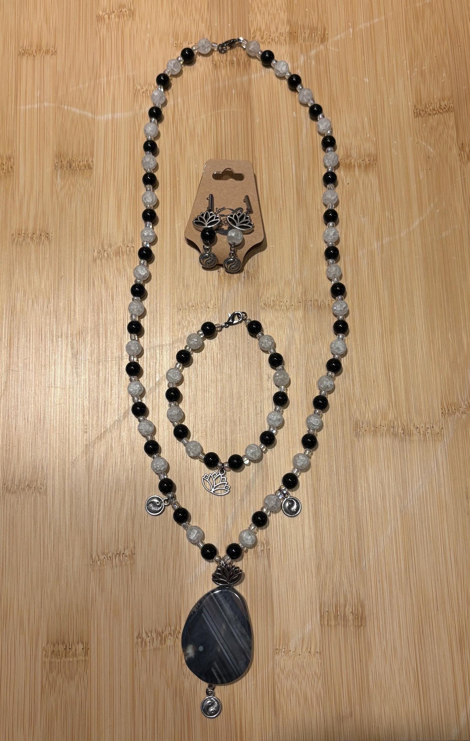 Inner Peace - Handmade Beaded Jewelry Set