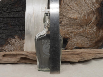 Glass Moon Water Bottle with Flip Top | For Rituals and Manifestation