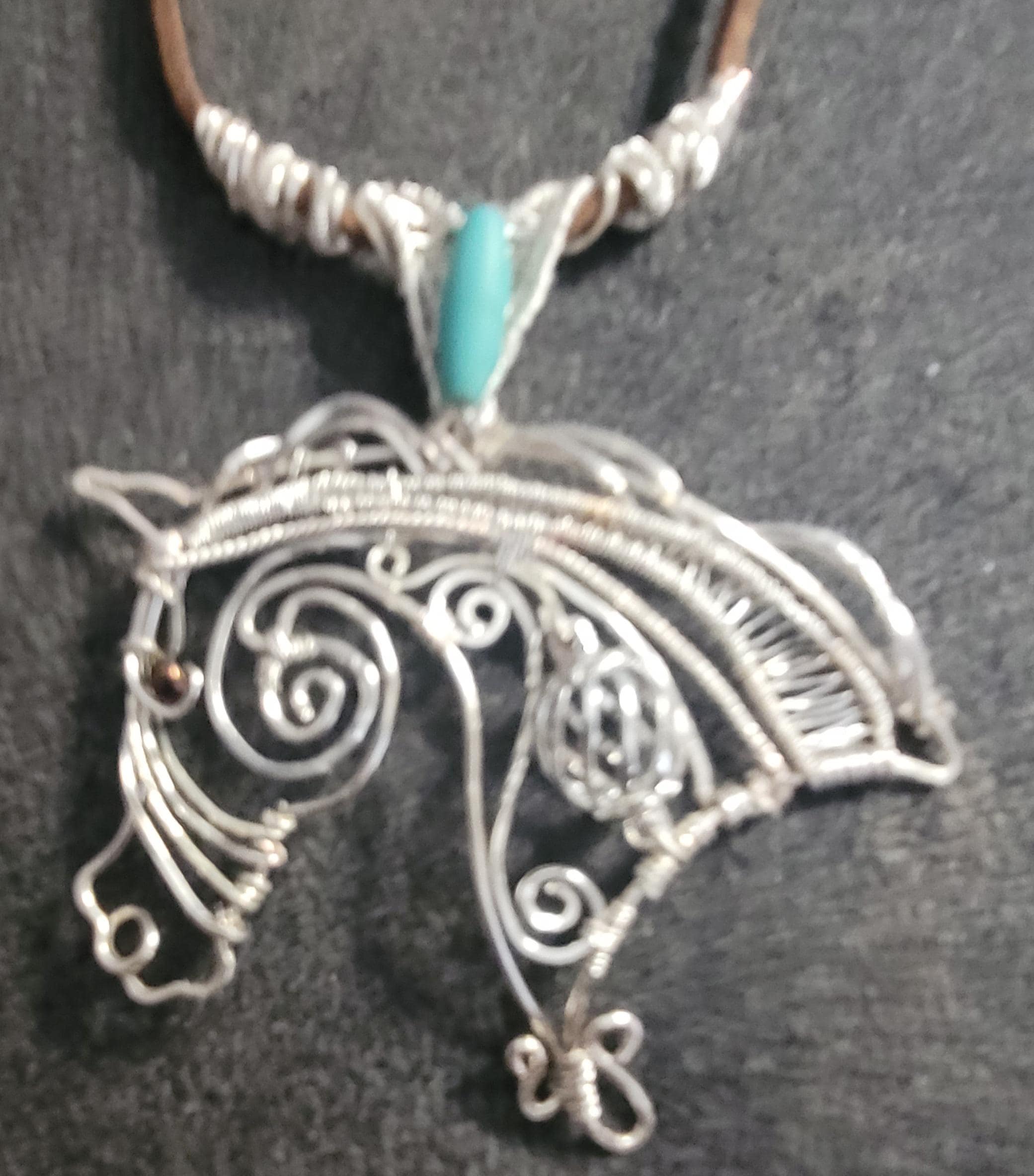 Sterling silver copper arabian horse necklace, boho jewelry, equestrian gifts for women, horse lover gifts for girls,horse jewelry teen girl