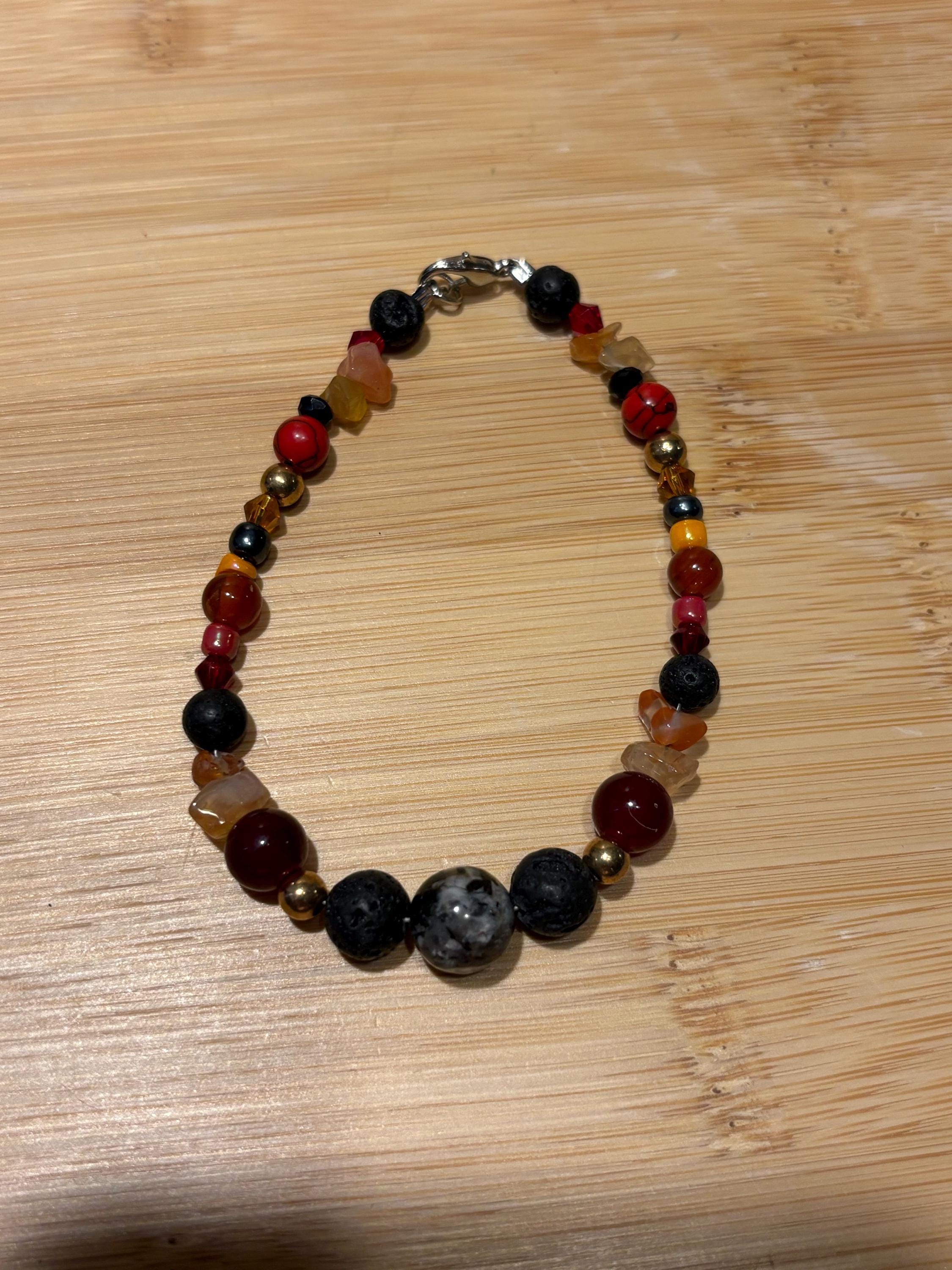 Thru Dragon’s Fire - Handmade Beaded Jewelry Set