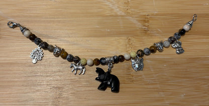 Safari Resort - Handmade Beaded Charm Bracelet